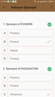 Antonyms Synonyms android App screenshot 2